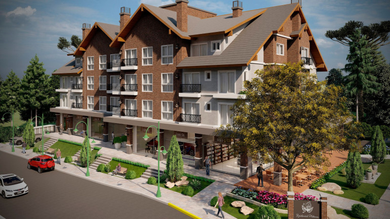 Imagem Imóvel com 2 Quartos à Venda, 84 m² em Avenida Central - Gramado