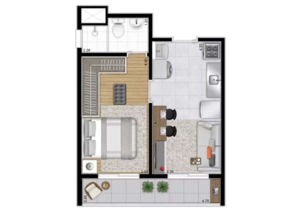 Imagem Imóvel com 1 Quarto à Venda, 28 m² em Bom Retiro - São Paulo Imagem Imóvel com 1 Quarto à Venda, 28 m² em Bom Retiro - São Paulo