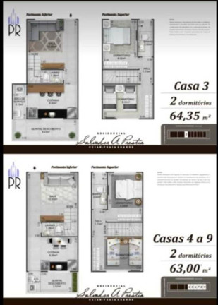 Imagem Casa com 2 Quartos à Venda, 63 m² em Ocian - Praia Grande