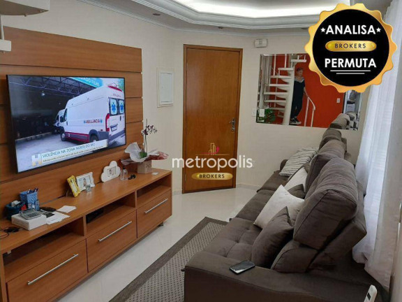 Cobertura com 2 Quartos à Venda, 128 m² em Nova Gerti - São Caetano Do Sul