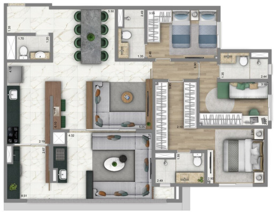 Imagem Apartamento com 3 Quartos à Venda, 100 m² em Tatuapé - São Paulo Imagem Apartamento com 3 Quartos à Venda, 100 m² em Tatuapé - São Paulo