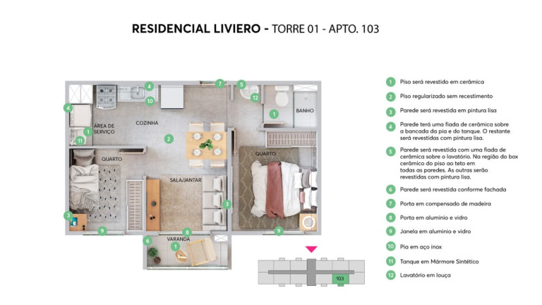 Imagem Imóvel com 2 Quartos à Venda, 34 m² em Vila Liviero - São Paulo
