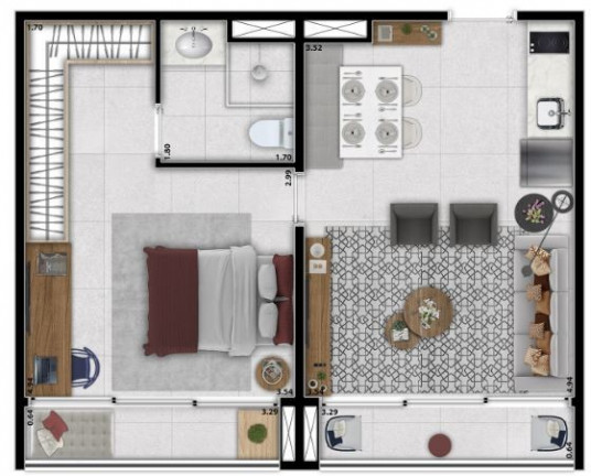 Imagem Imóvel com 1 Quarto à Venda, 22 m² em Vila Mariana - São Paulo