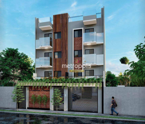 Imagem Apartamento com 2 Quartos à Venda, 45 m² em Campestre - Santo André