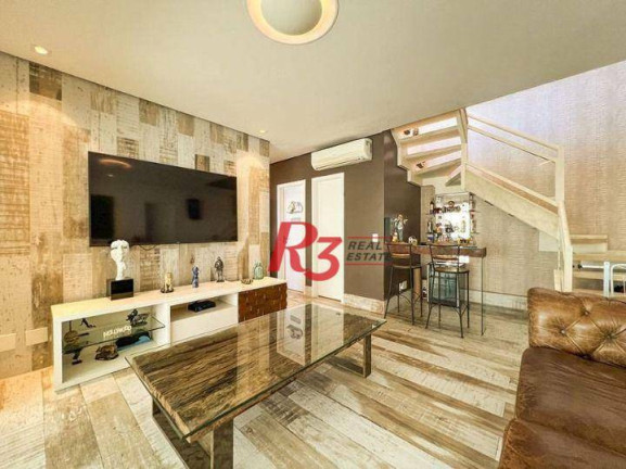Imagem Cobertura com 3 Quartos à Venda, 168 m² em Pompéia - Santos