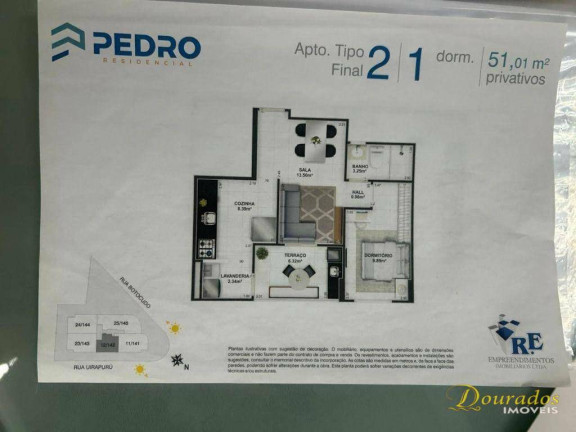 Apartamento com 1 Quarto à Venda, 51 m² em Tupi - Praia Grande