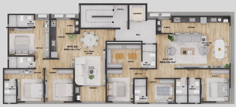 Imagem Apartamento com 3 Quartos à Venda, 108 m² em Camboinha - Cabedelo