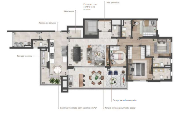 Imagem Apartamento com 4 Quartos à Venda, 217 m² em Pinheiros - São Paulo Imagem Apartamento com 4 Quartos à Venda, 217 m² em Pinheiros - São Paulo