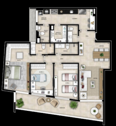 Imagem Imóvel com 2 Quartos à Venda, 100 m² em Botafogo - Rio De Janeiro