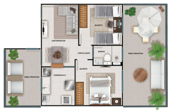 Imagem Imóvel com 2 Quartos à Venda, 40 m² em Jardim Alvorada - Nova Iguaçu