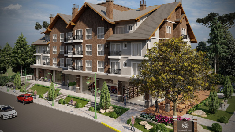 Imagem Apartamento com 2 Quartos à Venda, 84 m² em Av. Central - Gramado