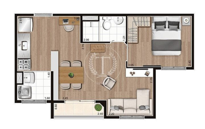 Imagem Apartamento com 2 Quartos à Venda, 37 m² em Vila Gea - São Paulo