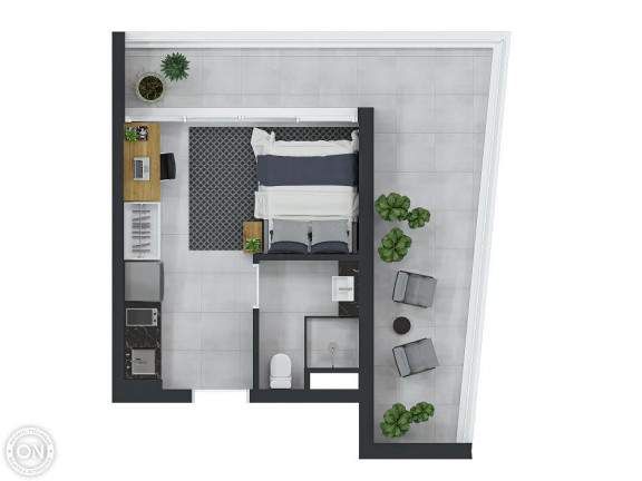 Imagem Studio com 1 Quarto à Venda, 17 m² em Santo Amaro - São Paulo Imagem Studio com 1 Quarto à Venda, 17 m² em Santo Amaro - São Paulo