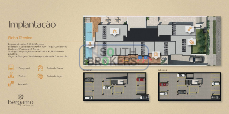 Imagem Apartamento com 2 Quartos à Venda, 30 m² em Tingui - Curitiba Imagem Apartamento com 2 Quartos à Venda, 30 m² em Tingui - Curitiba