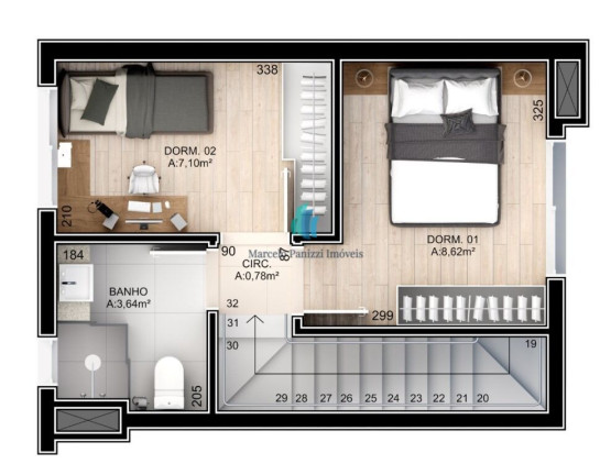 Imagem Sobrado com 2 Quartos à Venda, 98 m² em Santa Marta - Bento Gonçalves