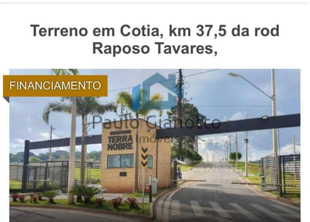 Imagem Terreno em Condomínio à Venda, 142 m² em Sítio Boa Vista - Cotia Imagem Terreno em Condomínio à Venda, 142 m² em Sítio Boa Vista - Cotia