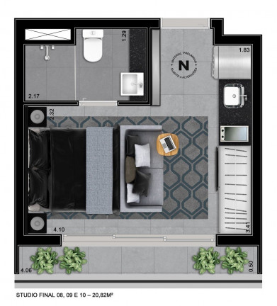 Imagem Apartamento com 2 Quartos à Venda, 64 m² em Consolação - São Paulo Imagem Apartamento com 2 Quartos à Venda, 64 m² em Consolação - São Paulo