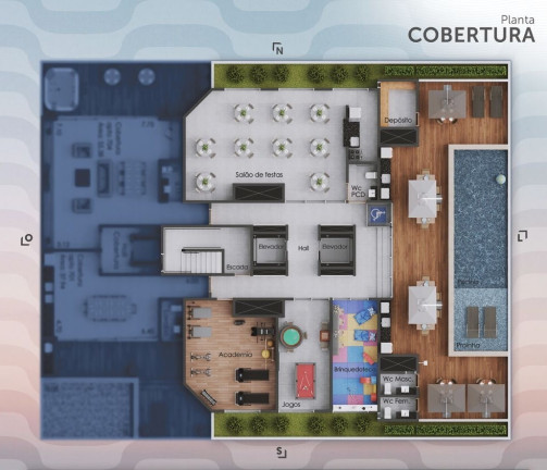 Imagem Apartamento com 3 Quartos à Venda, 77 m² em Poço - Cabedelo