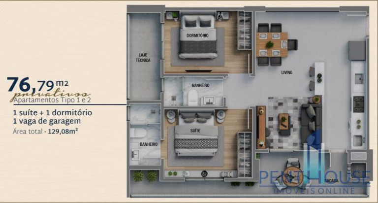 Imagem Apartamento com 2 Quartos à Venda, 70 m² em Praia Brava De Itajaí - Itajaí Imagem Apartamento com 2 Quartos à Venda, 70 m² em Praia Brava De Itajaí - Itajaí