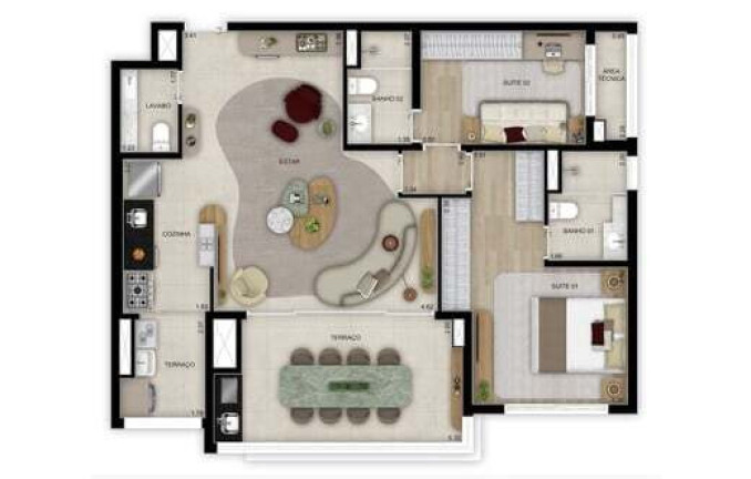 Imagem Apartamento com 4 Quartos à Venda, 184 m² em Santo Amaro - São Paulo Imagem Apartamento com 4 Quartos à Venda, 184 m² em Santo Amaro - São Paulo