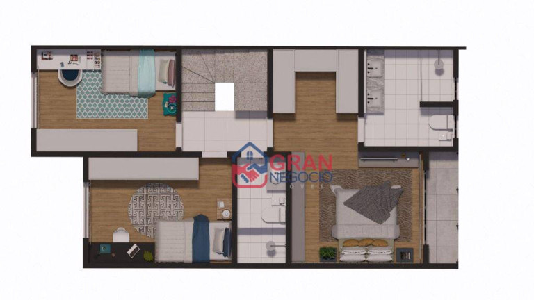 Imagem Sobrado com 3 Quartos à Venda, 143 m² em Boa Vista - Curitiba Imagem Sobrado com 3 Quartos à Venda, 143 m² em Boa Vista - Curitiba