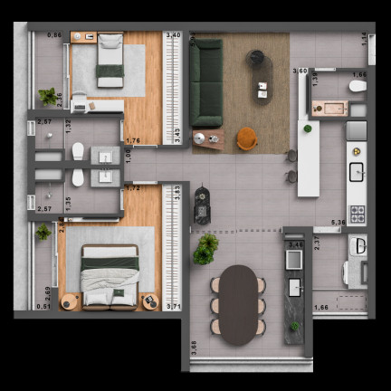 Apartamento com 3 Quartos à Venda, 134 m² em Pinheiros - São Paulo