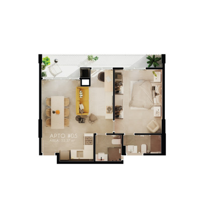 Imagem Apartamento com 2 Quartos à Venda, 66 m² em água Verde - Curitiba