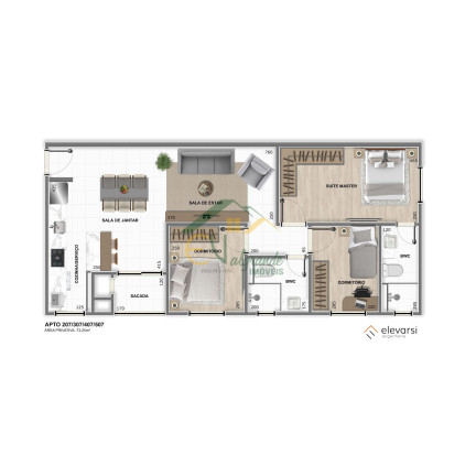 Imagem Apartamento com 3 Quartos à Venda, 66 m² em Weissópolis - Pinhais Imagem Apartamento com 3 Quartos à Venda, 66 m² em Weissópolis - Pinhais
