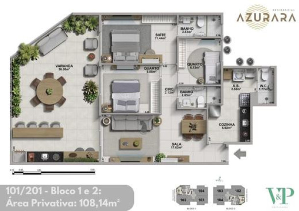 Imagem Apartamento com 3 Quartos à Venda, 108 m² em Recreio Dos Bandeirantes - Rio De Janeiro