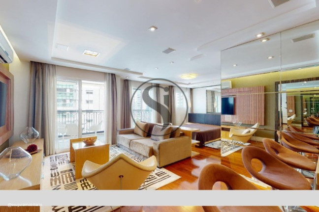 Apartamento com 1 Quarto para Alugar, 76 m² em Vila Nova Conceição - São Paulo