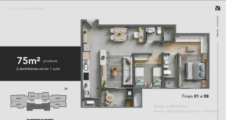 Imagem Apartamento com 2 Quartos à Venda, 69 m² em Ecoville - Curitiba Imagem Apartamento com 2 Quartos à Venda, 69 m² em Ecoville - Curitiba