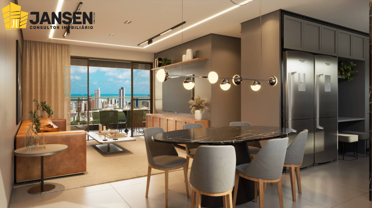 Imagem Apartamento com 3 Quartos à Venda, 122 m² em Brisamar - João Pessoa