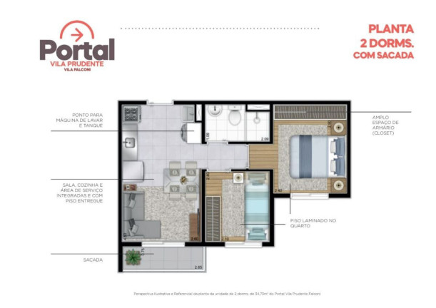Imagem Apartamento com 2 Quartos à Venda, 35 m² em Vila Prudente - São Paulo Imagem Apartamento com 2 Quartos à Venda, 35 m² em Vila Prudente - São Paulo