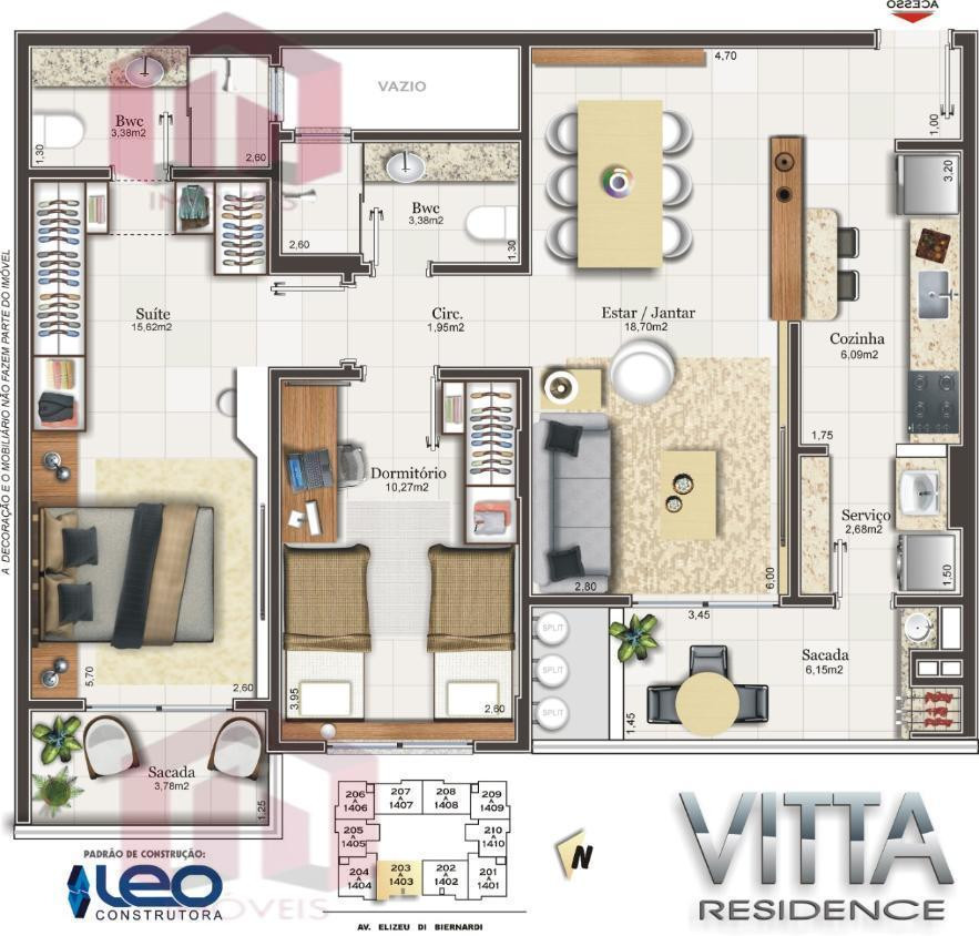 Imagem Imóvel com 2 Quartos à Venda, 78 m² Imagem Imóvel com 2 Quartos à Venda, 78 m²
