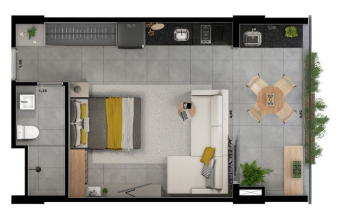 Apartamento com 2 Quartos à Venda, 84 m² em Jardim Anália Franco - São Paulo