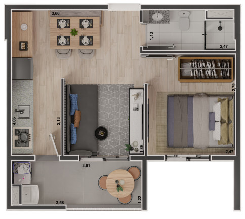 Imagem Apartamento com 2 Quartos à Venda, 40 m² em Ipiranga - São Paulo Imagem Apartamento com 2 Quartos à Venda, 40 m² em Ipiranga - São Paulo