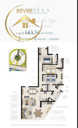 Imagem Apartamento com 3 Quartos à Venda, 143 m² em Riviera De São Lourenço - Bertioga