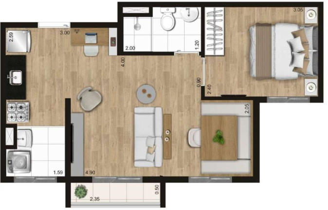 Imagem Imóvel com 2 Quartos à Venda, 36 m² em Freguesia Do ó - São Paulo