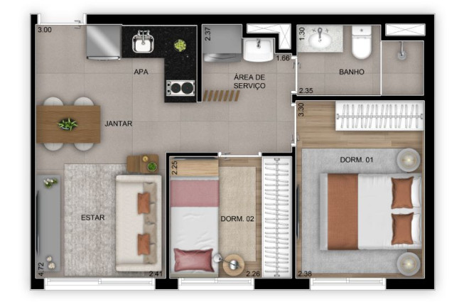 Imagem Apartamento com 2 Quartos à Venda, 38 m² em Mooca - São Paulo