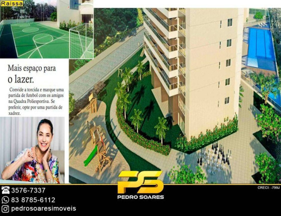 Imagem Apartamento com 4 Quartos à Venda, 127 m² em Altiplano Cabo Branco - João Pessoa