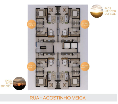 Imagem Imóvel com 2 Quartos à Venda, 72 m² em Ribeirânia - Ribeirão Preto