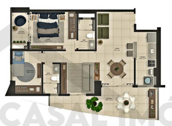 Imagem Apartamento com 3 Quartos à Venda, 90 m² em Jurunas - Belém Imagem Apartamento com 3 Quartos à Venda, 90 m² em Jurunas - Belém