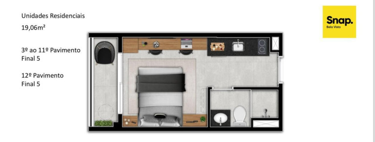 Imagem Imóvel com 1 Quarto à Venda, 19 m² em Bela Vista - São Paulo Imagem Imóvel com 1 Quarto à Venda, 19 m² em Bela Vista - São Paulo