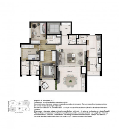 Imagem Apartamento com 3 Quartos à Venda, 123 m² em Campo Belo - São Paulo