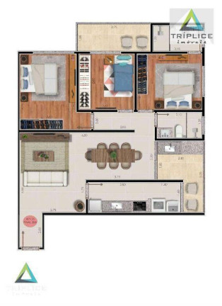 Imagem Cobertura com 3 Quartos à Venda, 148 m² em Bairu - Juiz De Fora