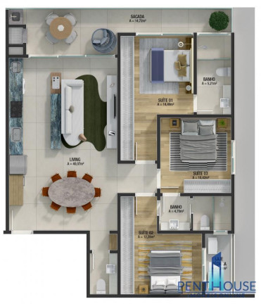 Imagem Apartamento com 2 Quartos à Venda, 93 m² em Praia Brava De Itajaí - Itajaí Imagem Apartamento com 2 Quartos à Venda, 93 m² em Praia Brava De Itajaí - Itajaí