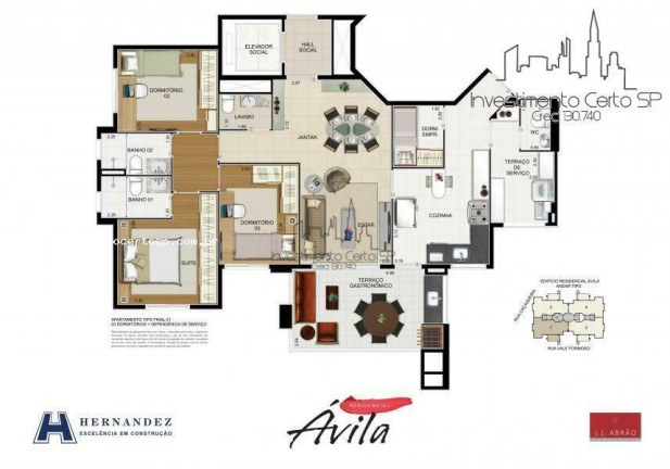 Imagem Apartamento com 3 Quartos à Venda, 118 m² em Chácara Santo Antônio (zona Leste) - São Paulo Imagem Apartamento com 3 Quartos à Venda, 118 m² em Chácara Santo Antônio (zona Leste) - São Paulo