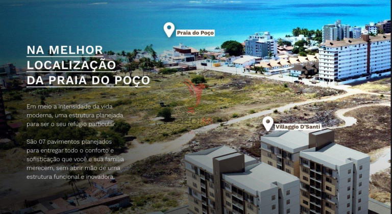 Imagem Apartamento com 2 Quartos à Venda, 53 m² em Poço - Cabedelo