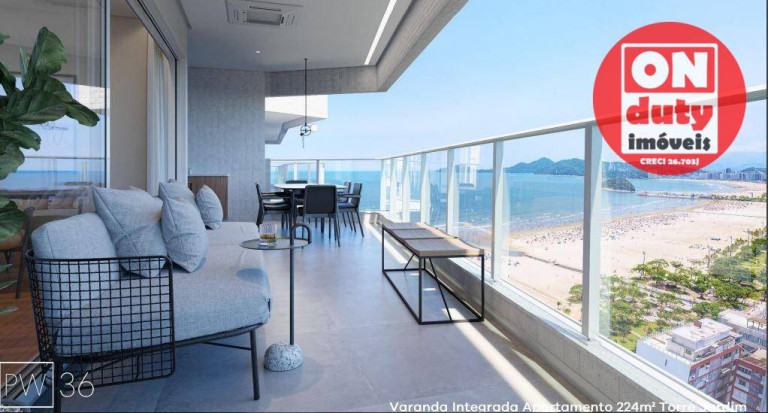 Imagem Apartamento com 4 Quartos à Venda, 433 m² em Gonzaga - Santos Imagem Apartamento com 4 Quartos à Venda, 433 m² em Gonzaga - Santos
