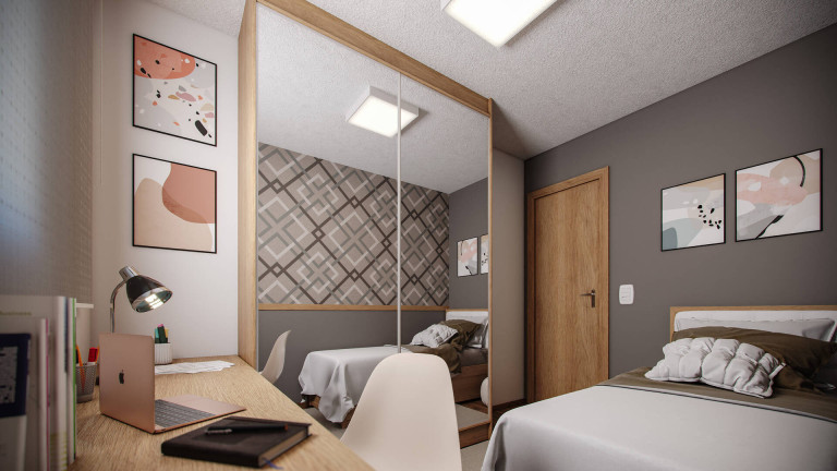 Imagem Apartamento com 2 Quartos à Venda, 43 m² em Viracopos - Campinas